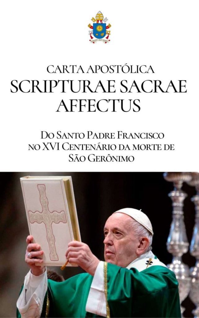 SCRIPTURAE SACRAE AFFECTUS Carta Apostólica Papa Francisco Livraria