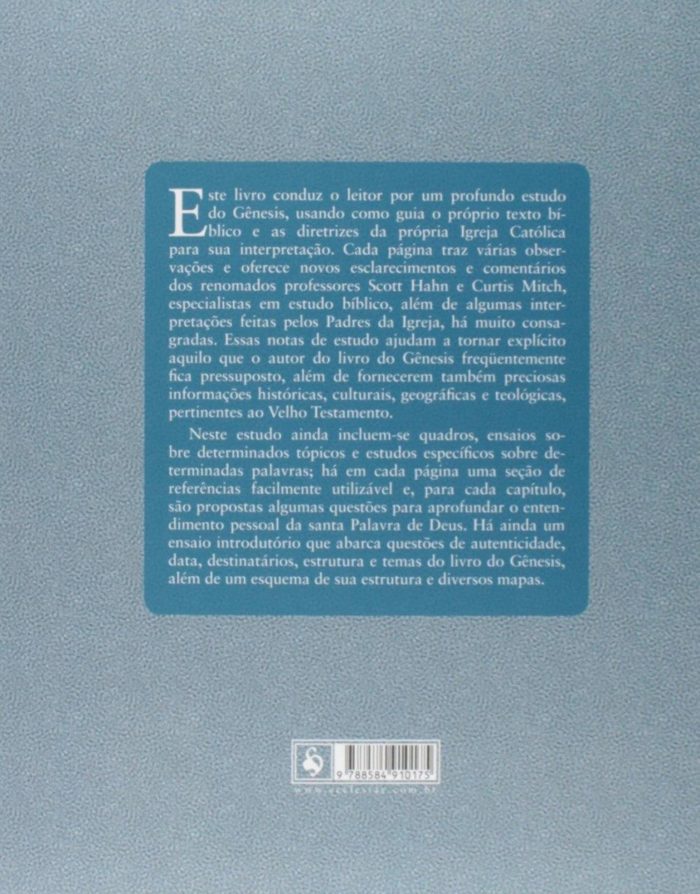 O Livro do Gênesis - Coleção Cadernos de Estudo Bíblico - Scott Hahn, Curtis Mitch - Imagem 2