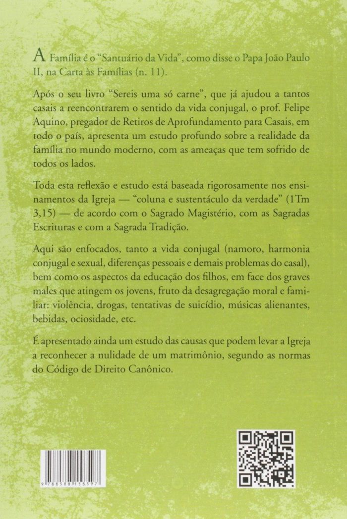 Família, Santuário da Vida - Prof. Felipe Aquino - Imagem 2