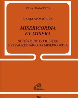 Carta apostólica Misericordia et misera - Papa Francisco