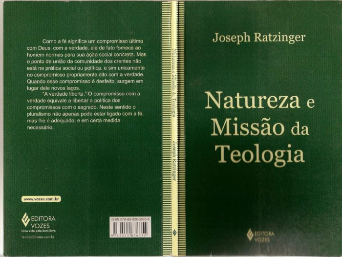 Natureza e Missão da Teologia - Joseph Cardinal Ratzinger (Bento XVI)
