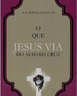 O que Jesus Via do Alto da Cruz - A. D. Sertillanges