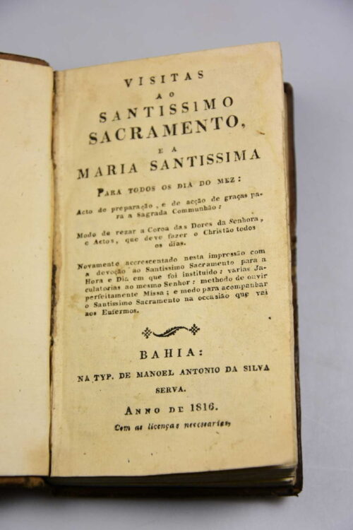 Visitas ao santissimo sacramento e a Maria Santissima Para Todos os Dias do Mez