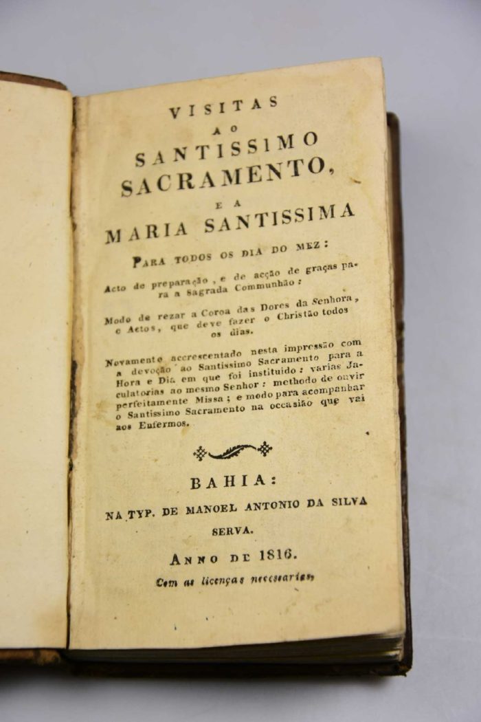 Visitas ao santissimo sacramento e a Maria Santissima Para Todos os Dias do Mez