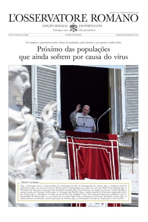L'Osservatore Romano - 10 de junho Edição semanal em língua portuguesa