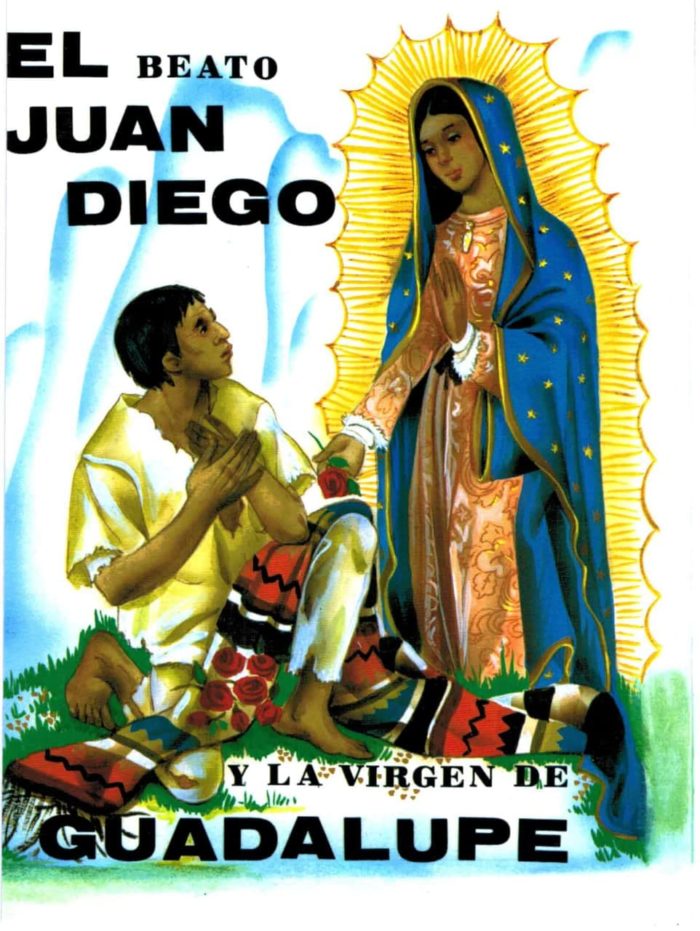 San Juan Diego y la Virgen de Guadalupe - Frey Antonio Corredor García