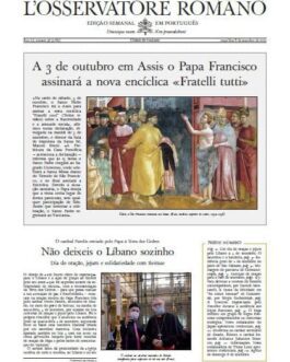 L'Osservatore Romano - 08 de Setembro de 2020 Edição semanal em língua portuguesa