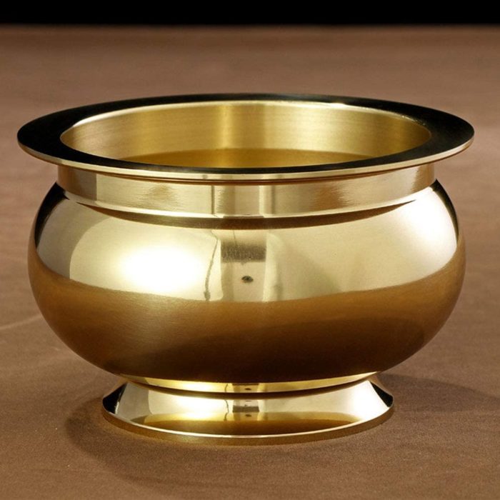 PRETYZOOM Queimador de incenso de cobre, artigos religiosos, suporte de incenso de cobre para festas - Imagem 2
