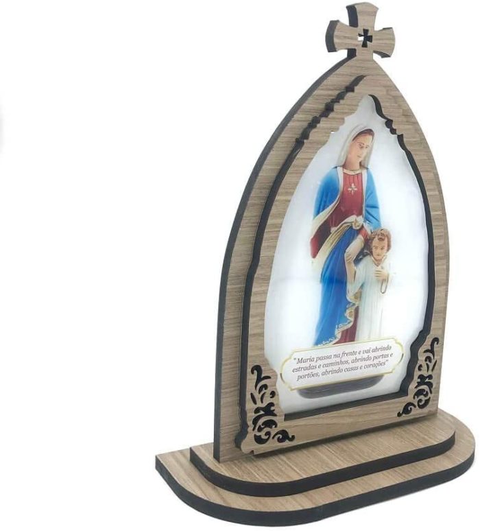 Capelinha Maria Passa na Frente Com Oração - Imagem 4