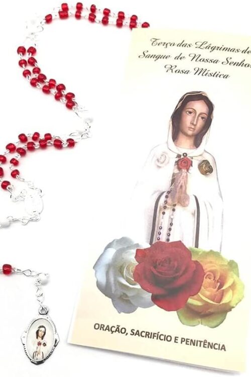 Terço Das Lágrimas De Sangue De Nossa Senhora Rosa Mística