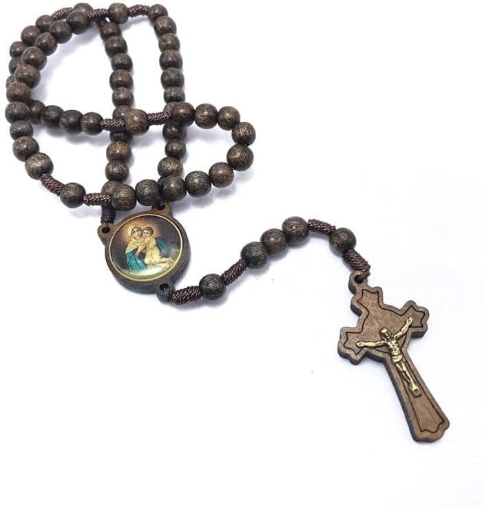 Oratório Com Gaveta e Terço da Mãe Rainha - Imagem 3