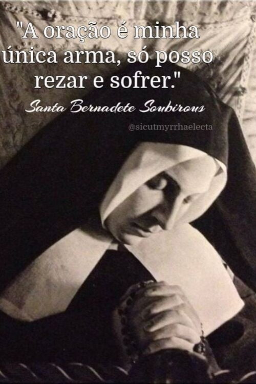 15 dias de oração com Santa Bernadete de Lourdes